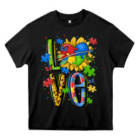 Black autism love Heavy Core Tee - MaliasSmallBusiness