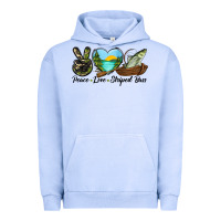 Pigment Grape Ice Camouflage Peace Love Striped Bass Urban Hoodie - LillyAllenDesigns