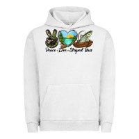 Pigment Lunar Rock Camouflage Peace Love Striped Bass Urban Hoodie - LillyAllenDesigns