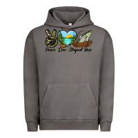 Pigment Tornado Camouflage Peace Love Striped Bass Urban Hoodie - LillyAllenDesigns