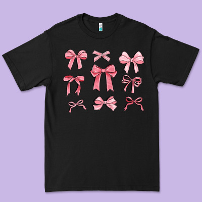 Pink Ribbons Premium Tee Designed By Maliassmallbusiness