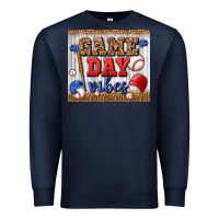 Navy game day vibes tumbler Premium Sweatshirt - BundleAndBundleShop