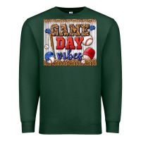 Sports Green game day vibes tumbler Premium Sweatshirt - BundleAndBundleShop