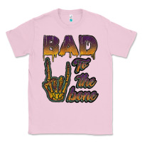 Bubblegum Pink bad to the bone Classic Tee - JahusDesignShop