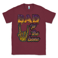 Burgundy bad to the bone Classic Tee - JahusDesignShop