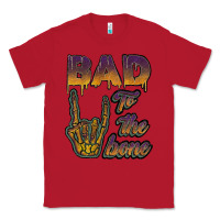Red bad to the bone Classic Tee - JahusDesignShop