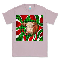 Lilac christmas hereford cow face Classic Tee - LillyAllenDesigns