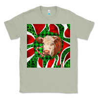 Matcha christmas hereford cow face Classic Tee - LillyAllenDesigns