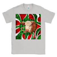 Moon Dust christmas hereford cow face Classic Tee - LillyAllenDesigns
