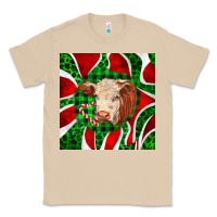 Mushroom christmas hereford cow face Classic Tee - LillyAllenDesigns