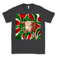 Smoke christmas hereford cow face Classic Tee - LillyAllenDesigns