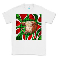White christmas hereford cow face Classic Tee - LillyAllenDesigns