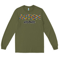Army Green Autism mom Long Sleeve Tee - Bettercallsaul