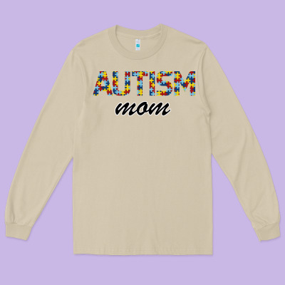Autism Mom Long Sleeve Tee Designed By Bettercallsaul