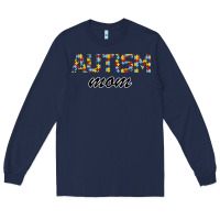 Navy Autism mom Long Sleeve Tee - Bettercallsaul
