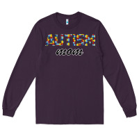 Plum Autism mom Long Sleeve Tee - Bettercallsaul