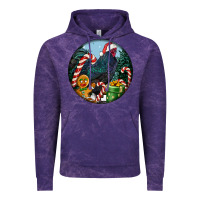 Cloud Purple jersey giant rooster christmas Vintage Hoodie - LillyAllenDesigns