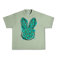 Oil Green gemstone rabbit Urban Heavy Tee - Artiststas