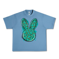 Pebble Blue gemstone rabbit Urban Heavy Tee - Artiststas