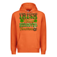 Carrot St. Patrick's Irish today hungover tomorrow Premium Hoodie - OliviaCreatesArt