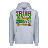 Heather Grey St. Patrick's Irish today hungover tomorrow Premium Hoodie - OliviaCreatesArt