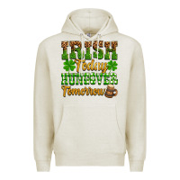 Oatmeal Heather St. Patrick's Irish today hungover tomorrow Premium Hoodie - OliviaCreatesArt