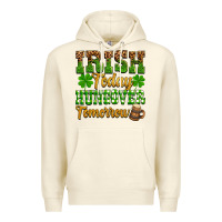 Sandshell St. Patrick's Irish today hungover tomorrow Premium Hoodie - OliviaCreatesArt