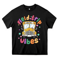 Black field trip vibes Heavy Core Tee - MaliasSmallBusiness