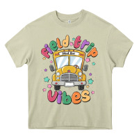 Mossy field trip vibes Heavy Core Tee - MaliasSmallBusiness