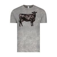 Cloud Rock black angus cow Vintage Tee - LillyAllenDesigns