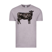 Vintage Zinc black angus cow Vintage Tee - LillyAllenDesigns