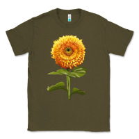 Army Green Gummy Bear Sunflower Classic Tee - LillyAllenDesigns