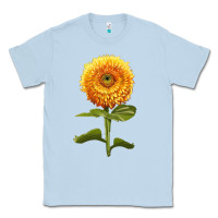 Dusty Blue Gummy Bear Sunflower Classic Tee - LillyAllenDesigns
