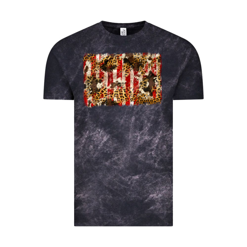 America, Cowhide, Leopard Backgraund Vintage Tee by JahusDesignShop | Teevron