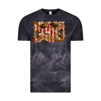 Cloud Black america, cowhide, leopard backgraund Vintage Tee - JahusDesignShop