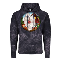 Cloud Black silkie chicken christmas Vintage Hoodie - LillyAllenDesigns