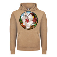 Vintage Coffee silkie chicken christmas Vintage Hoodie - LillyAllenDesigns