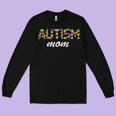 Autism Mom Long Sleeve Tee Designed By Bettercallsaul