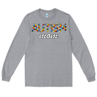 Heather Grey Autism mom Long Sleeve Tee - Bettercallsaul
