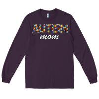 Plum Autism mom Long Sleeve Tee - Bettercallsaul