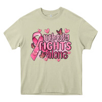 Mossy nobody fights alone cancer Heavy Core Tee - MaliasSmallBusiness