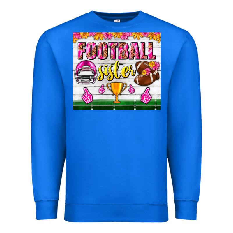 Football Sister Tumbler Premium Sweatshirt by BundleAndBundleShop | Teevron