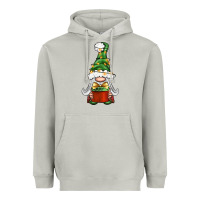 Moon Dust Christmas Gnome With Gift Heavyweight Hoodie - BundleAndBundleShop