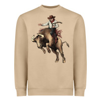 Mushroom Cowboy bull rodeo Heavyweight Sweatshirt - HowdyJamesFarm
