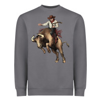 Storm Cowboy bull rodeo Heavyweight Sweatshirt - HowdyJamesFarm
