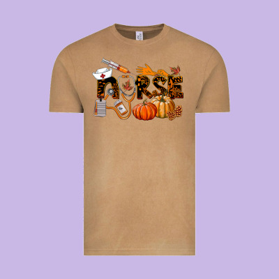 Fall Nurse Vintage Tee Designed By Lillyallendesigns