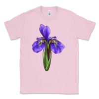 Bubblegum Pink Iris Flower Classic Tee - LillyAllenDesigns