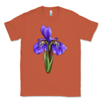 Copper Iris Flower Classic Tee - LillyAllenDesigns