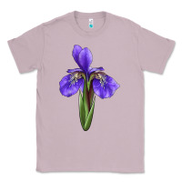 Lilac Iris Flower Classic Tee - LillyAllenDesigns