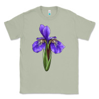 Matcha Iris Flower Classic Tee - LillyAllenDesigns